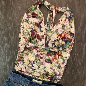 Guess Floral Crop Top